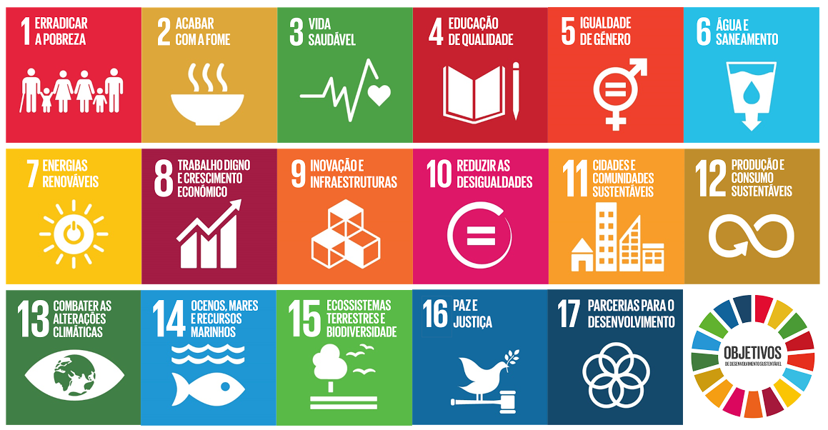 Os 17 ODS da Agenda 2030