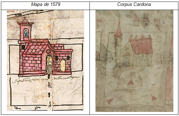 Comparativa iconográfica de la capilla principal de San Vicente Chicoloapan.