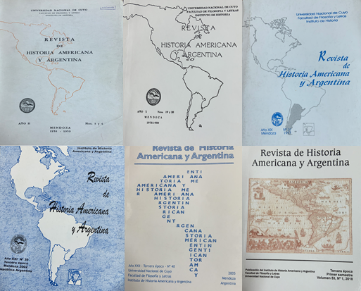 Tapas de la Revista de historia americana y argentina.