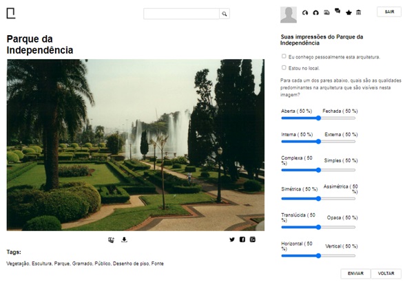 Contribuição a partir do registro de impressões sobre uma imagem.